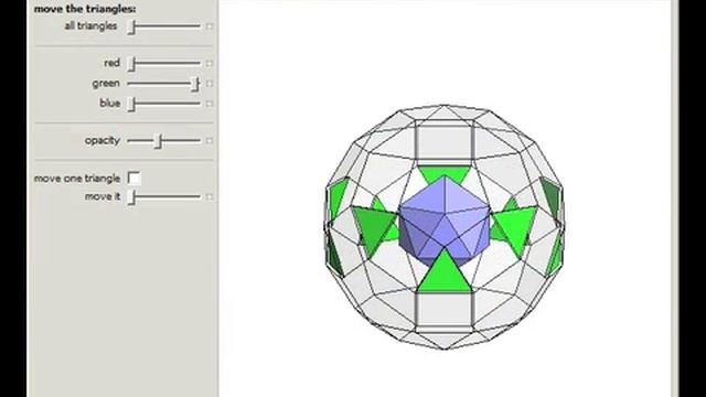 Icosahedron to Small Rhombicosidodecahedron смотреть онлайн