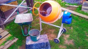 Бетоносмеситель Denzel B-180. Подробный обзор / плюсы и минусы бетономешалки