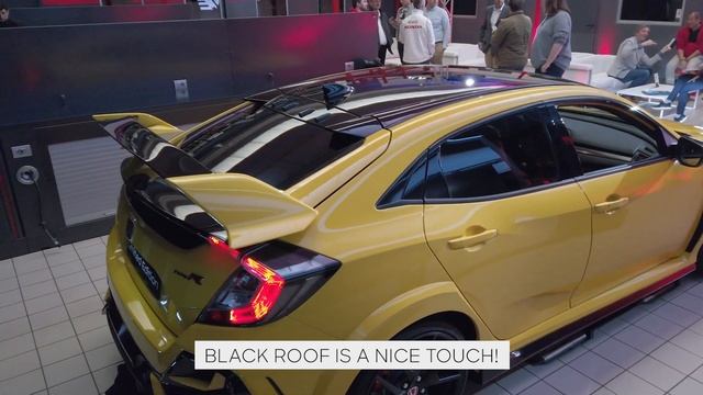 Phoenix Yellow FK8 Honda Civic Type R Limited Edition Revealed смотреть онлайн