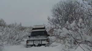 Ниссан Патрол VS много снега!!!