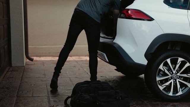 Essential items needed for a road trip. ( Toyota Corolla Cross) смотреть онлайн