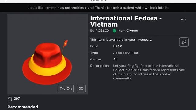 NEW VIETNAMESE INTERNATIONAL FEDORA (ROBLOX) смотреть онлайн