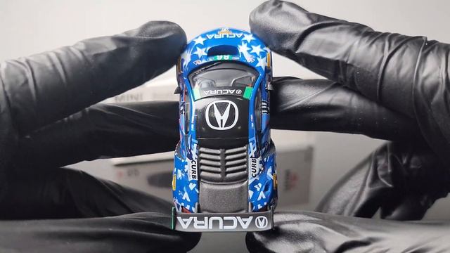 Review Acura NSX GT3 #86 2017 IMSA Watkins Glen LHD 1:64 MiniGT ( Xanh Dương #86 ) смотреть онлайн