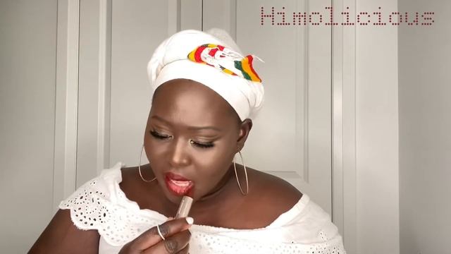 New Fenty Icon Semi Matte Refillable Lipstick Swatches|| Darkskin ||Himolicious