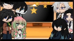 Реакция Хашира на Камадо Танджиро(есть по Незуко) /на английском\