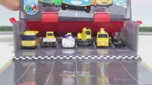 18 видов игрушечных автобусов Tayo☆ Давайте поиграем на треке и автодроме!