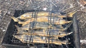 Стерлядь на мангале