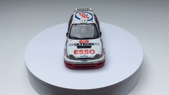 Hasegawa Toyota Corolla WRC "Esso HF Grifone" IRC Messina Rally 1998 1:24 360° View смотреть онлайн