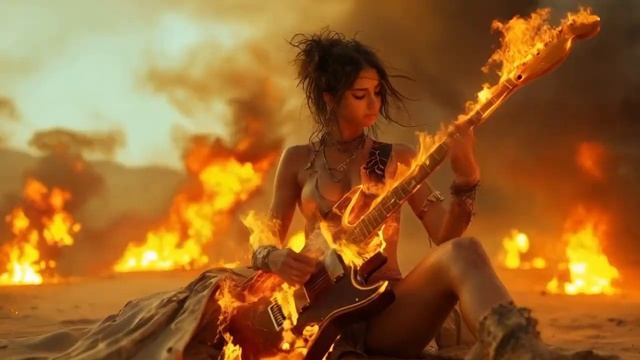 Fire and Sandstorm Hard Rock Music смотреть онлайн