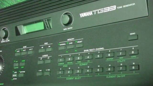 Yamaha TG-33 demo by Synthdude смотреть онлайн