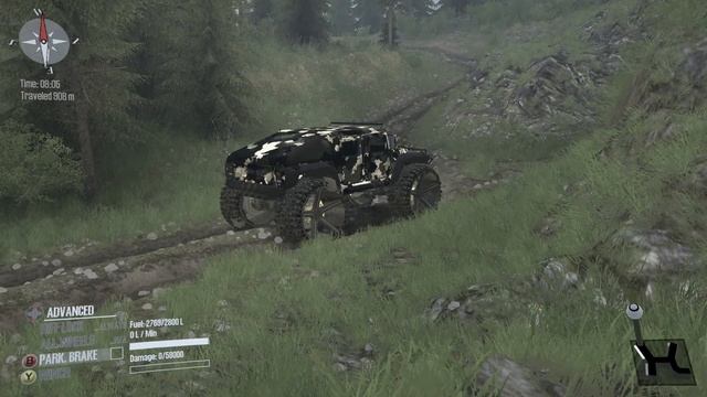 Mudrunner: LA LUNA10 V1.3 American Wilds - HMMWV M6 Alpha Wolf смотреть онлайн