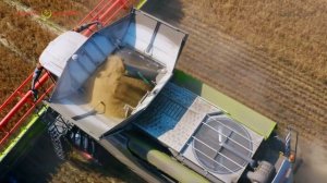 11-часовая безостановочная работа ЗУК CLAAS LEXION 8700