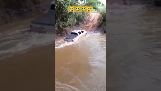 TOYOTA Hilux On Water #toyota #offroad #shortvideo
