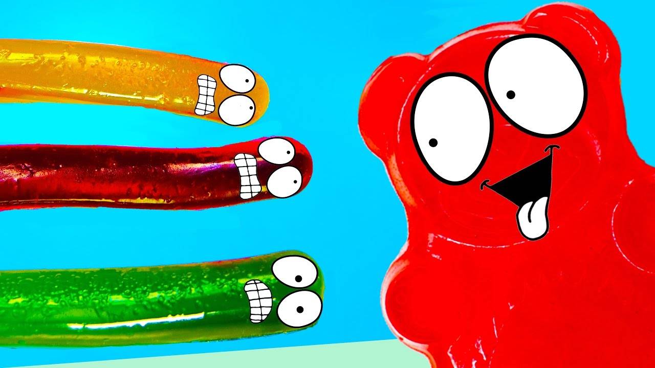 Червячки и желейный медведь Валера смотреть онлайн