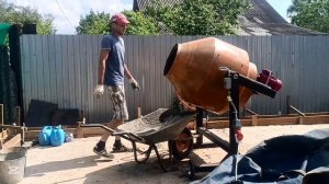 Тест бетономешалки Замес 350. Часть 3