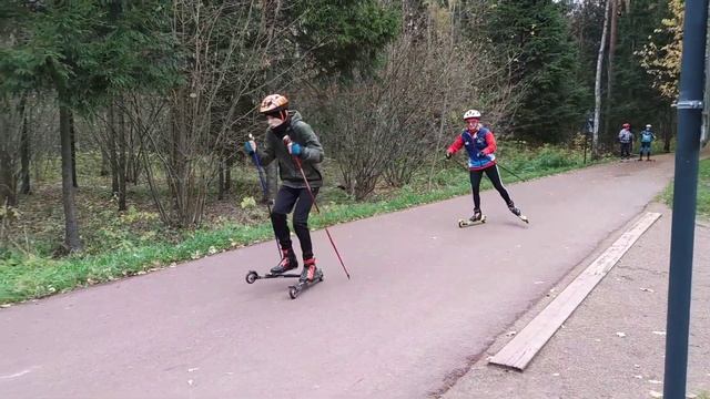 Коньковый одновременный одношажный ход - ошибки. смотреть онлайн