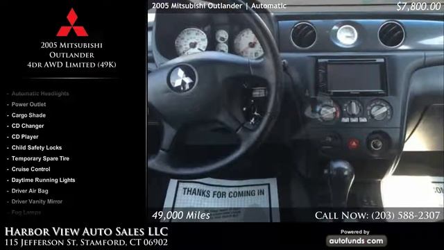 Used 2005 Mitsubishi Outlander | Harbor View Auto Sales LLC, Stamford, CT - SOLD смотреть онлайн