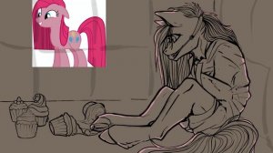[GORE 12 +] MLP Speedpaint. - Pinkamina’s cupcakes.