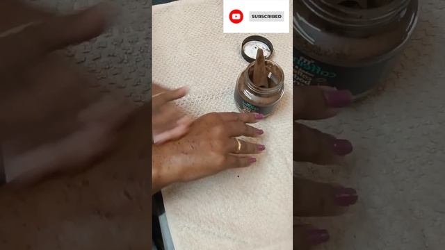 #shorts Mccaffeine Coffee Body Scrub | Honest Review | India's Best Tan Removal Scrub смотреть онлайн