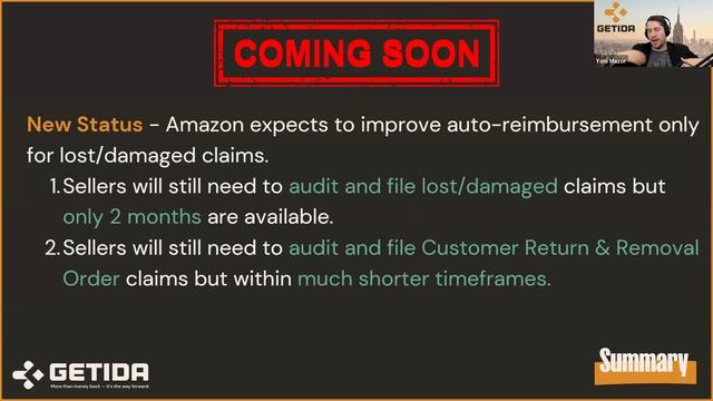 Amazon FBA Refund Policy Updates | Getida Webinar 2024 смотреть онлайн