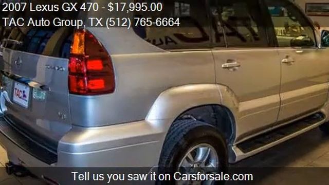 2007 Lexus GX 470 SUV 4WD for sale in Austin, TX 78744 at th смотреть онлайн