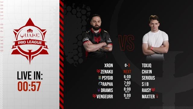ZenAku vs cha1n - Quake Pro League - Week 3 смотреть онлайн