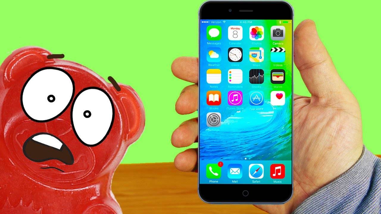 Желейный медведь Валера и сделал iphone 7 из шоколада смотреть онлайн