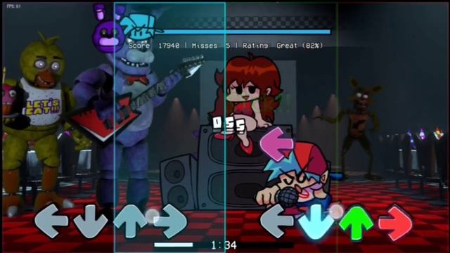 FNF vs FNAF 1 (Test Port) смотреть онлайн