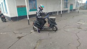 ПОКАТУШКИ НА МОПЕДАХ. СТАНТ. НА ЗАДНЕМ КОЛЕСЕ НА МОПЕДАХ. АЛЬФА // HONDA DIO // YAMAHA. СТАНТ.
