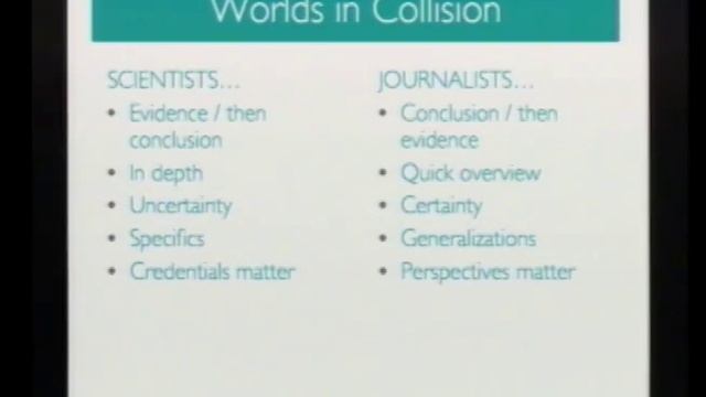 Bridging the Worlds of Science and Journalism -- Nancy Baron смотреть онлайн