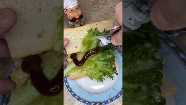 🥪 Домашний сэндвич с красной рыбкой и мясом 🤤 смотреть онлайн