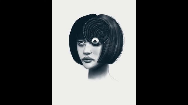 Junji Ito #fanart Uzumaki Chapter 3 The Scar // Speedpaint #7 смотреть онлайн