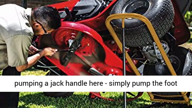 CAT 600 Lb. Mower Jack w/Foot Pump Side Lift for Safety, Easy Assembly - 240115 - Overview смотреть онлайн