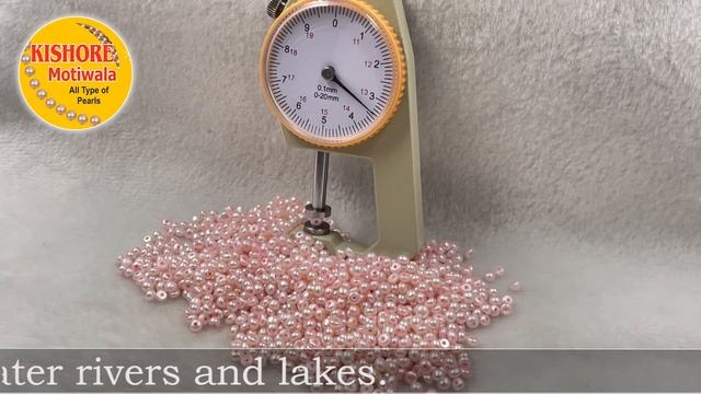 Pink Button Shape Freshwater Pearl 3-4 mm (KM) смотреть онлайн