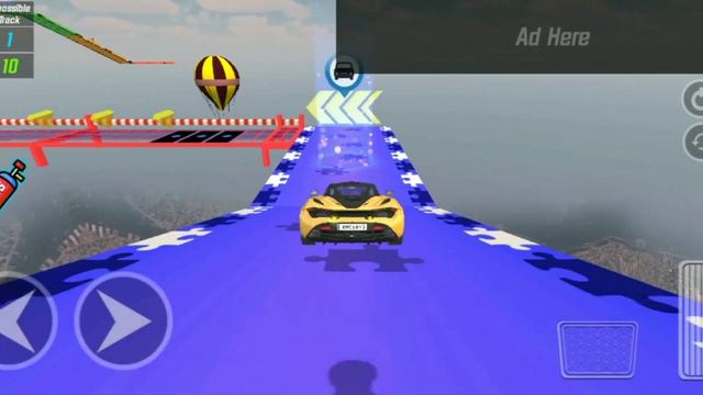 Lamborghini Car Driving On Mega Ramp - 3D Android Mobile Games // смотреть онлайн