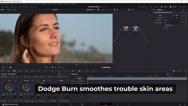 Video Retouching with Retouch4me Heal and Dodge&Burn OFX plugins смотреть онлайн