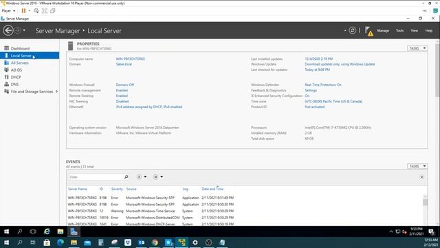 Windows Server 2019 - Network User Account Management (Lab) смотреть онлайн