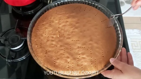 🤩TEK TEK UĞRAŞMAK YOK👌TEPSİDE LOKUM KEK TARİFİ💯