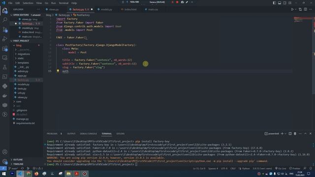 Django Blog Добавление данных в БД #9 #reactjs #проект #django #js #python смотреть онлайн