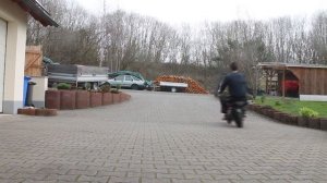 HONDA MONKEY 150 BUILD start up, sound and wheelie