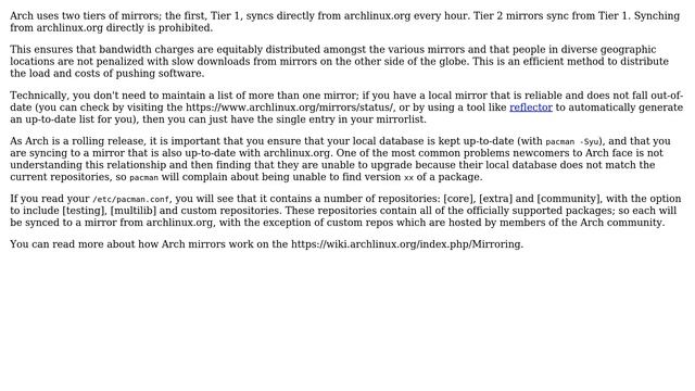 Unix & Linux: Why is a mirror list important for my Arch installation? (3 Solutions!!) смотреть онлайн