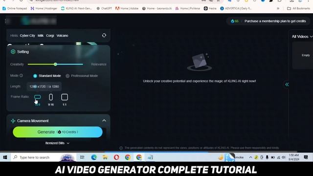 How To Use Kling AI Tutorial : New Free AI Video Generator | Kling Ai Tutorial