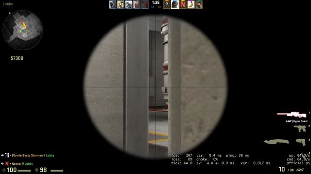 CS:GO AWP noscope very nice смотреть онлайн