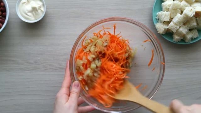 Салат с фасолью!Невероятно просто и вкусно!