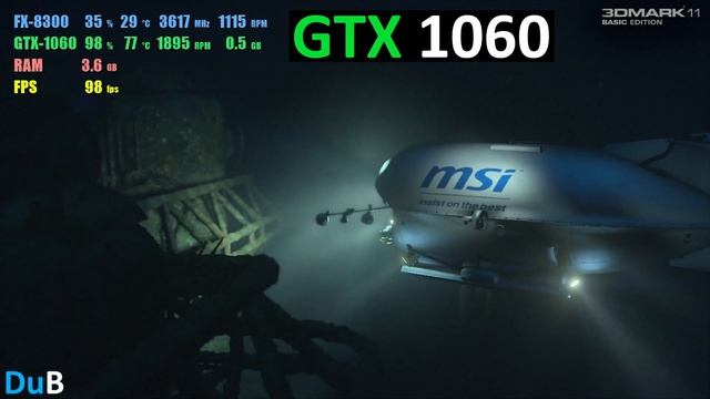 GTX 1060 - 3DMark 11 смотреть онлайн