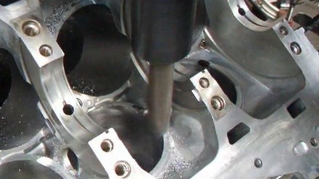 Nissan VQ 37 Block Clearancing for Stroker Crankshaft