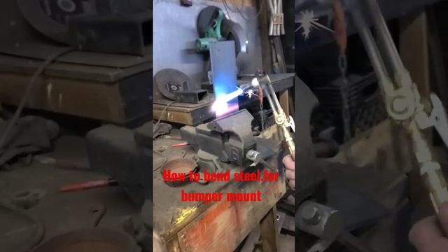 how to bend steel for bumper mount #fueledbyehaterz