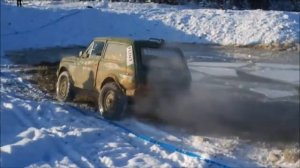 Toyota Highlander Lada Niva 4x4 Off road Compilation Mud & Snow