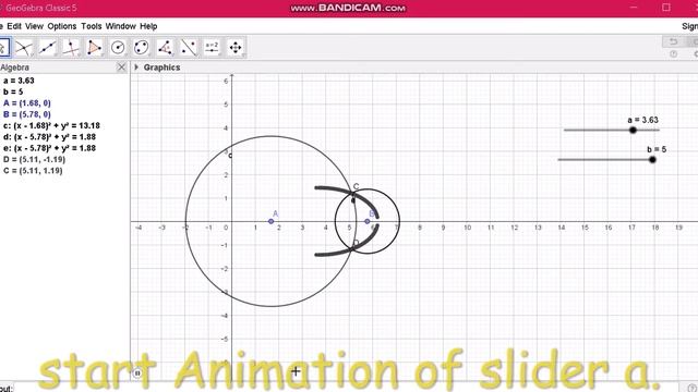 How to trace Ellipse in GeoGebra | tutorial | tracing of ellipse смотреть онлайн