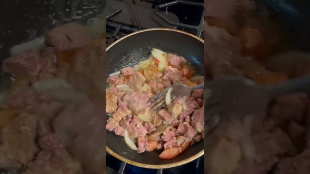 Pasta, beef and Turkey bacon yummy #blessed #fypシ #subscribe #foodie #easyfood смотреть онлайн